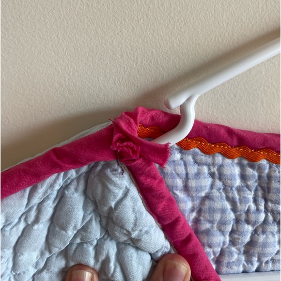 Hand-Made Quilted Gingham Vest - Picture 6 of 6